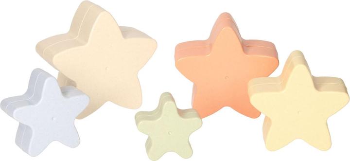 Actual product image Toddler stacking tower star pastel, 5 pcs.