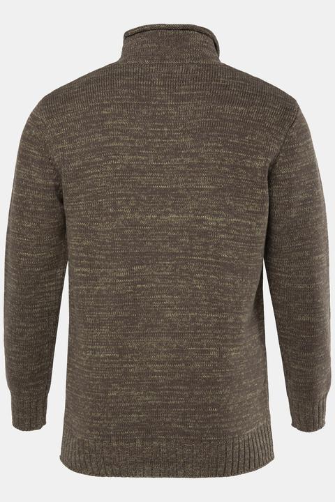 Produktbild JP1880 Pullover, TwoTone-Grobstrick, Stehkragen, bis 7 XL (L)