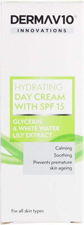 MGA Derma V10 Feuchtigkeitsdaycreme mit SPF -Filter 15, 50 ml (50 ml, Tagescreme, SPF 15)