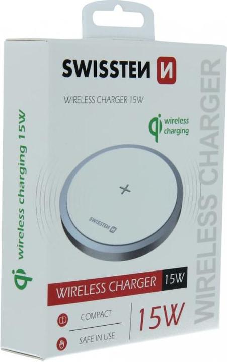 Immagine prodotto Swissten Caricabatterie wireless (15 W)