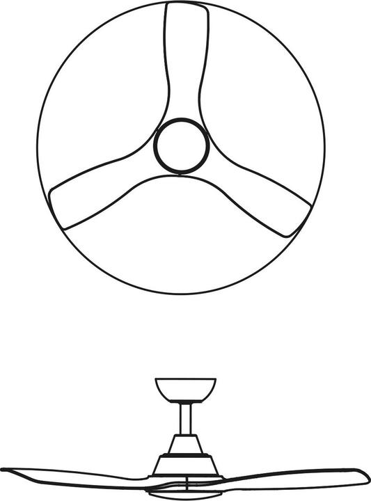 Produktbild Philips Deckenventilatorleuchte
