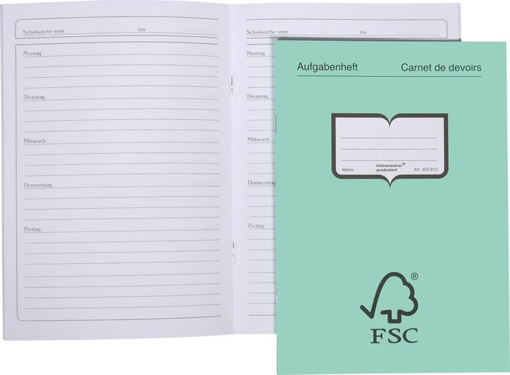 Actual product image Naturaline Task book (A5, Lined, Hardcover)