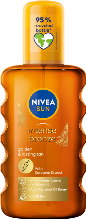 Productafbeelding NIVEA Caroteen van de zon (Zonnebrandolie, SPF 15, 200 ml)