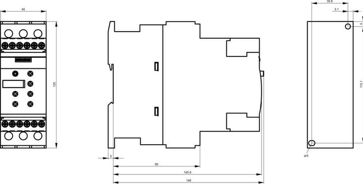 Image du produit Siemens DÉMARREUR PROGRESSIF SIRIUS, S0,25A,24V AC/DC