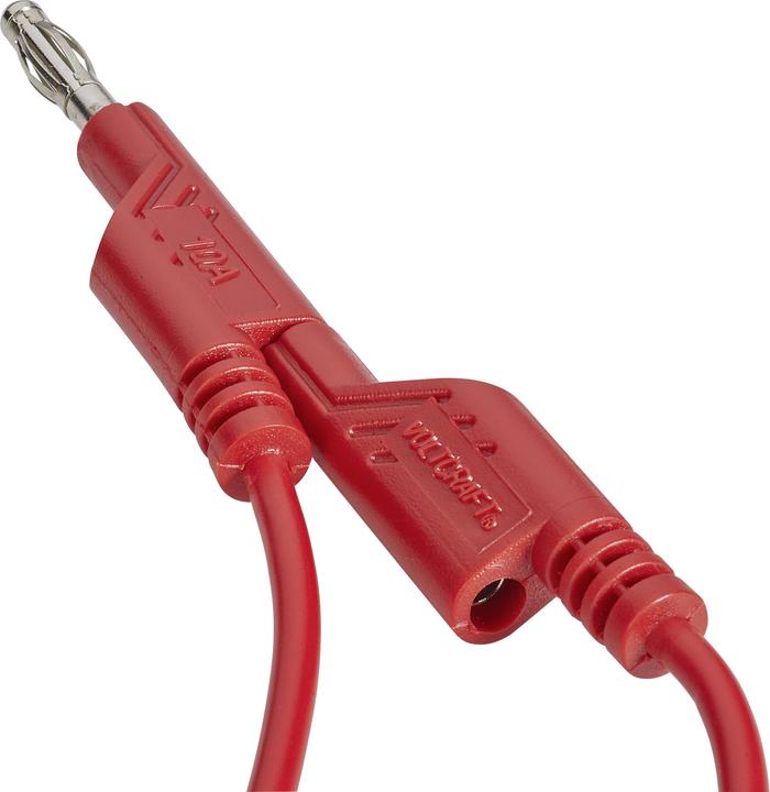 Actual product image Voltcraft 4 mm PVC measuring cable 1 mm² 1 m