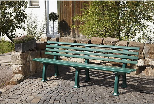 Produktbild kaiserkraft Parkbank aus Kunststoff