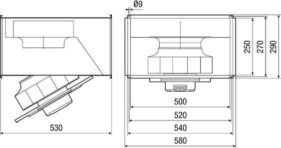 Produktbild Maico MAI DSK 22 EC SchallgedÃ¤mmter Radial-Kanalventilator, EC-Mot