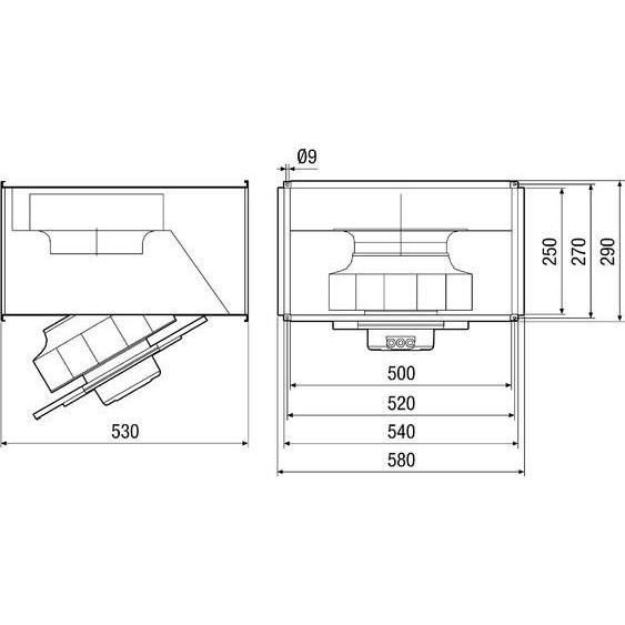 Thumbnail - Maico, Belüftungsventilator, MAI DSK 22 EC Schallgedämmter Radial-Kanalventilator, EC-Mot
