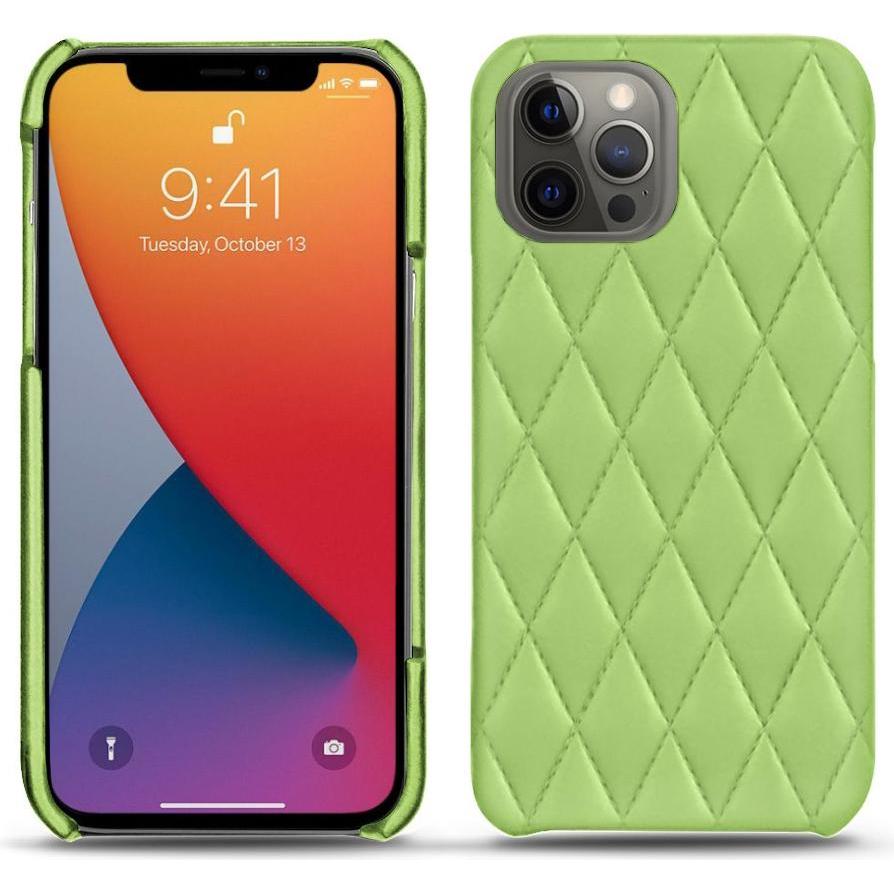 Noreve Lederschutzhülle (Apple iPhone 13 Pro), Smartphone Hülle, Grün