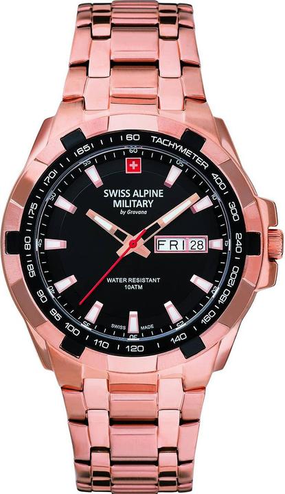 Immagine prodotto Swiss Alpine Military 7043.1167 Orologio Day-Date da uomo 42 mm 10ATM (Orologio da polso analogico, 42 mm)