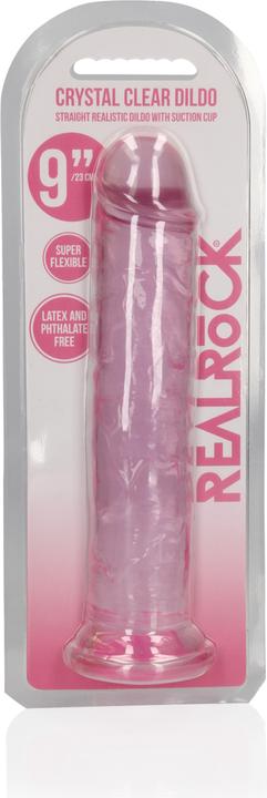 Image du produit RealRock Straight Realistic Dildo Suction Cup - 9" / 23