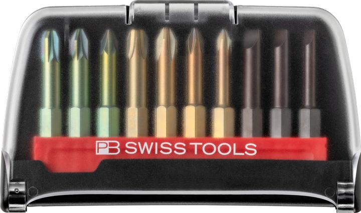 PB Swiss Tools Bitset PB E6 701 BC (Kreuz Phillips PH, Kreuz Pozidriv PZ)