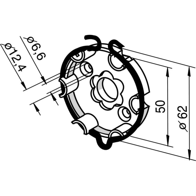 somfy, Accessori per la tecnologia di guida, Magazzino BK (Alloggiamento del cuscinetto)