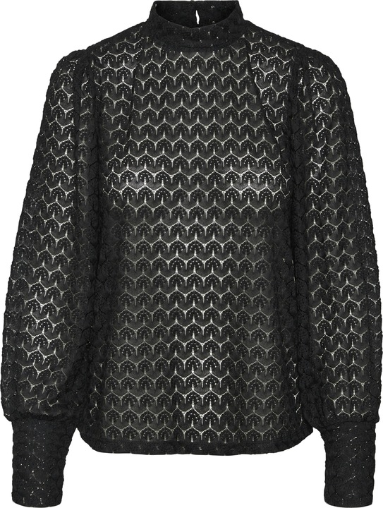 Vero Moda Vmbecca Ls High Neck Lace Top Jrs Noos