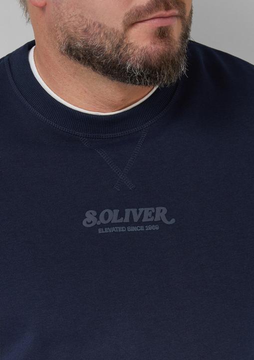 Produktbild s.Oliver Sweatshirt Wärmendes Sweatshirt mit Logo-Artwork (3XL)