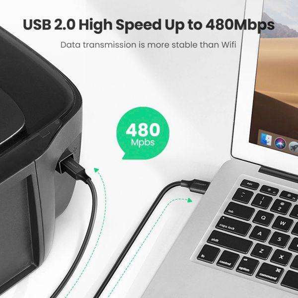 Image du produit Ugreen USB A – USB B (1.50 m, USB 2.0)