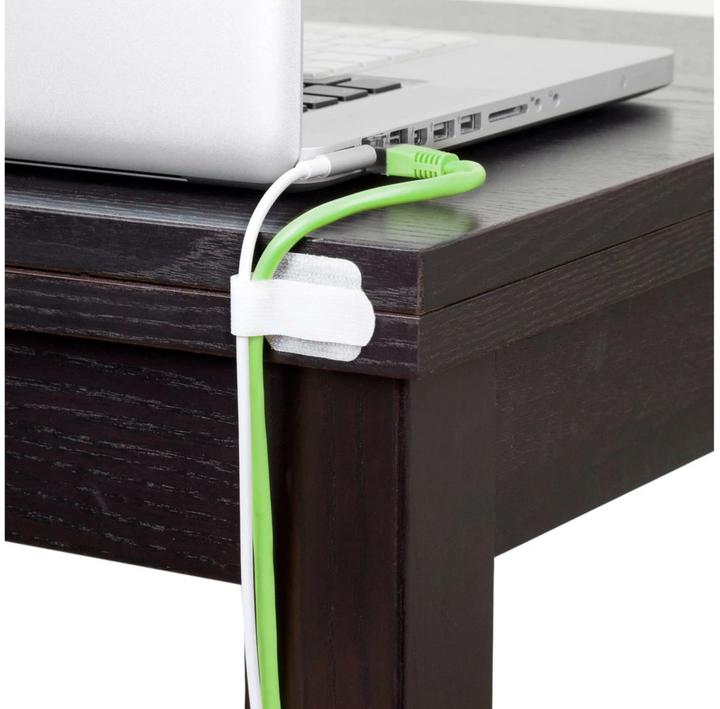 Produktbild Label-the-cable Klettkabelhalter selbstklebende (Klettkabelbinder, 90 mm, 10 Stk.)