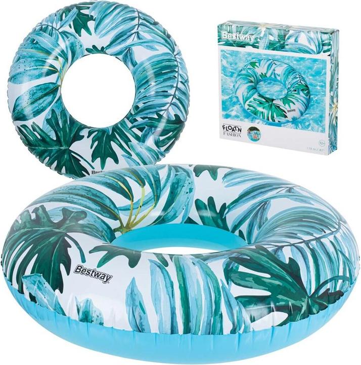 Produktbild Ikonka BESTWAY 36237 Palmenblatt aufblasbares Rad blau