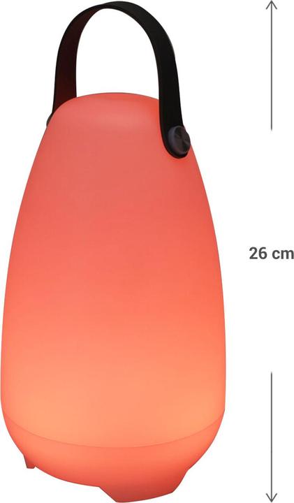 Produktbild ProGarden Akku Tischlampe, 4 Lichtmodi in weiss & 16 RGB-Farben