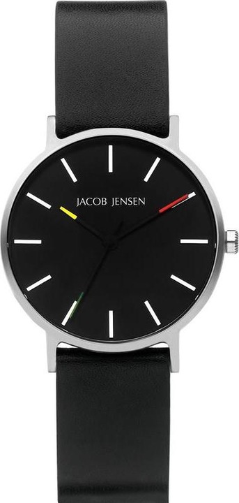 Jacob Jensen - Ladies Watch Analog Quartz 32020794 One Size- schwarz (Analoguhr)
