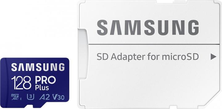 Produktbild Samsung SD MicroSD Card SDXC PRO Plus Reader (128 GB, microSDXC, U3, UHS-I)