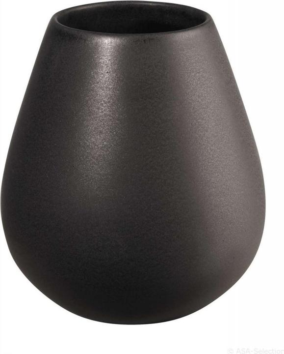 Produktbild ASA Selection Ease Vase, black iron, 9x18 cm