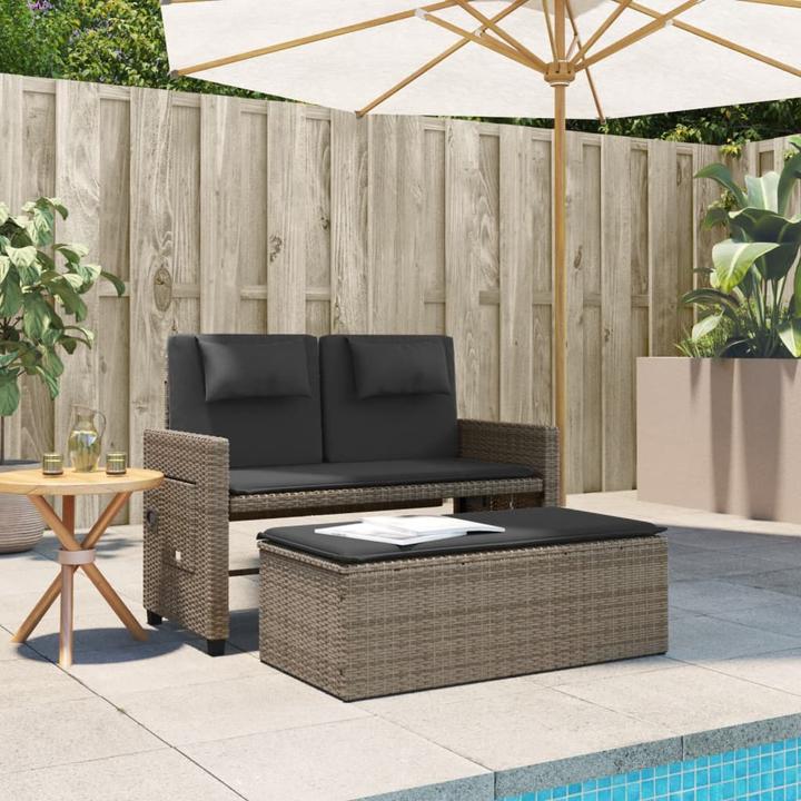 Image du produit vidaXL Ensemble salon de jardin 10 pièces avec coussins