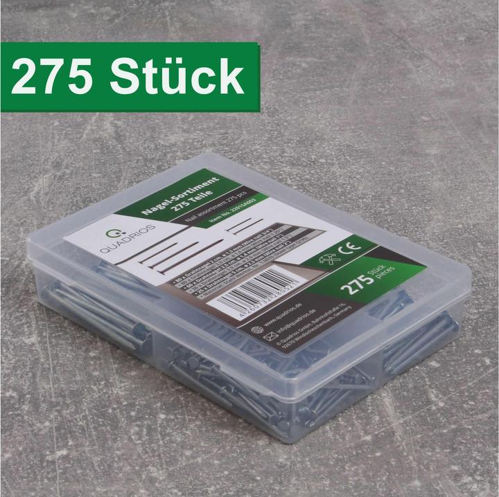 Actual product image Quadrios Steel nails range (275 Piece, 2 mm)