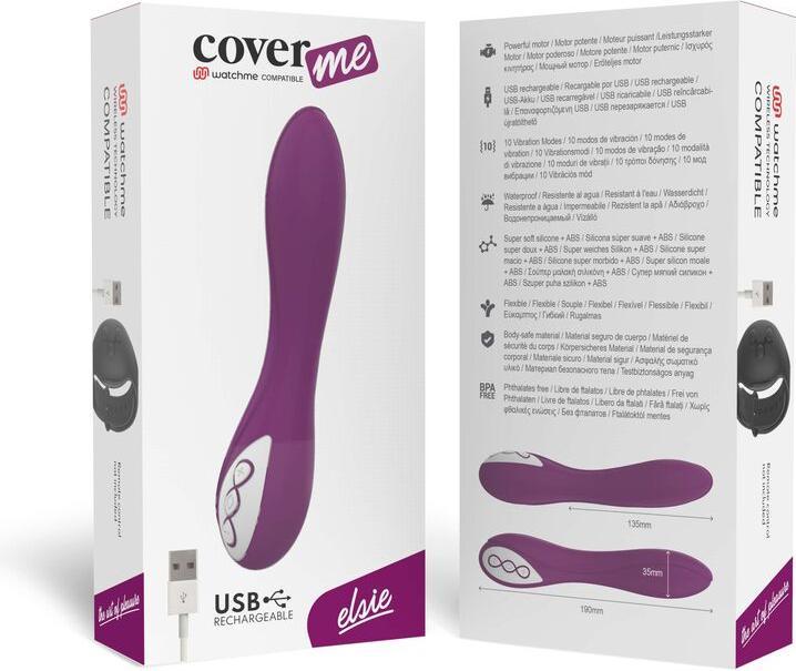 Immagine prodotto Coverme Vibratore per il punto G "Elsie" compatibile con il Bluetooth