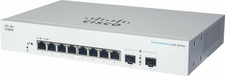 Productafbeelding Cisco PoE+ schakelaar CBS220-8FP-E-2G 10 poorten (10 ports)
