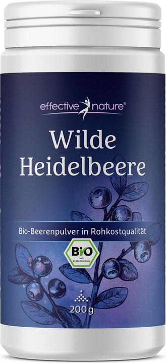 Produktbild Effective Nature Wilde Heidelbeere Bio (1 Stück, Pulver, 200 g)