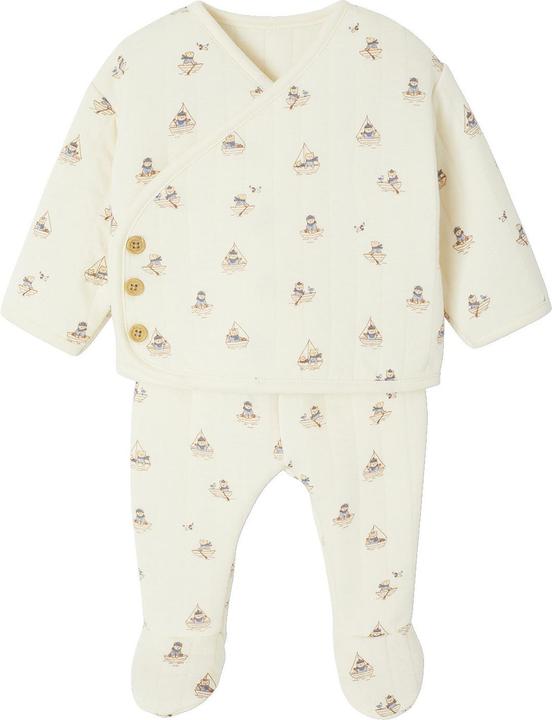 Produktbild Vertbaudet Bio-Kollektion: Baby-Set aus Steppjacke & Hose mit Fuss (68)