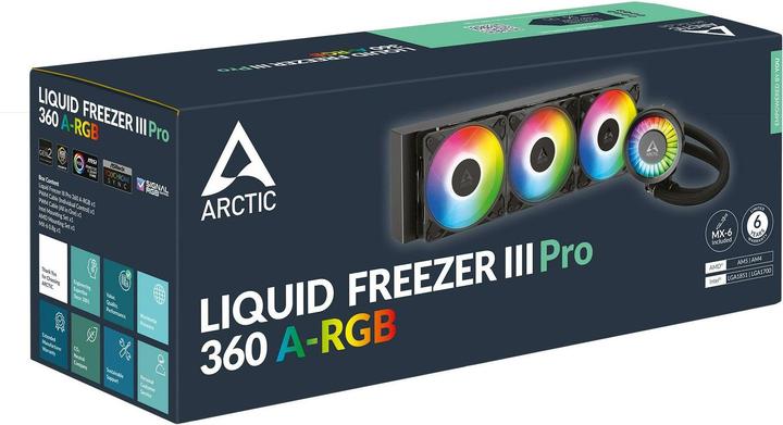 Actual product image Arctic Liquid Freezer III Pro 360 A-RGB
