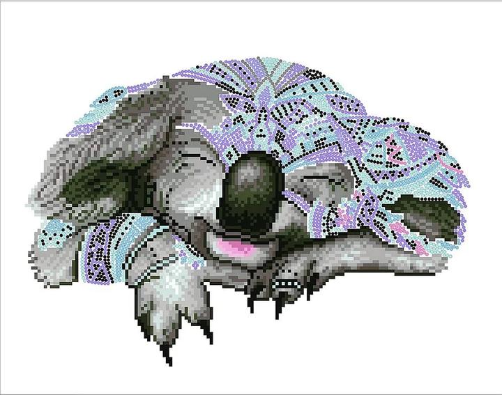 Actual product image Diamond Dotz Diamond Painting Koala Dream