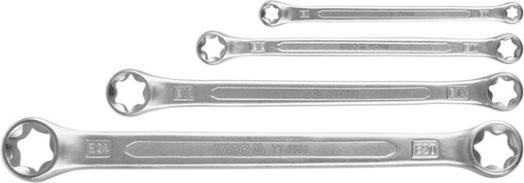Actual product image Yato Torx Ring Spanners Set 4pcs E6e24 (12 mm, 14 mm, 10 mm, 17 mm, 11 mm, 13 mm)