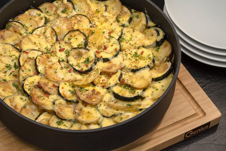 Productafbeelding Genius Cera Plasma hoge rand pan 28cm bk 2 stuks (Braadpan + kasserol)