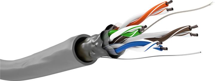 Produktbild Goobay Netzwerkkabel CAT 5e U/UTP 4 x (U/UTP, CAT5e, 305 m)