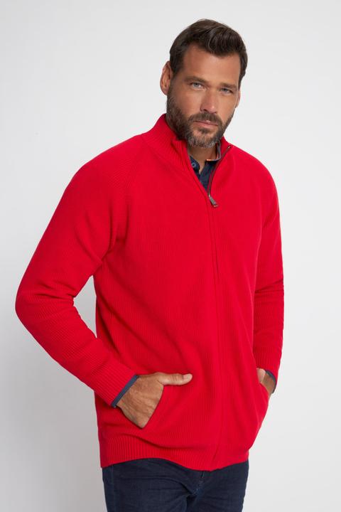 Immagine prodotto JP1880 Cardigan con collo alto e zip (4XL)