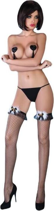 Actual product image LivCo Corsetti Fashion PEARL BLACK CF 17277 HARNESSES BLACK S/L (S, L)