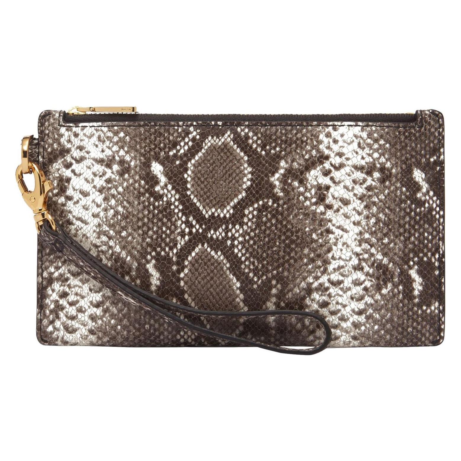 Fossil, Damen, Handtasche, Gift Wristlet, Grau