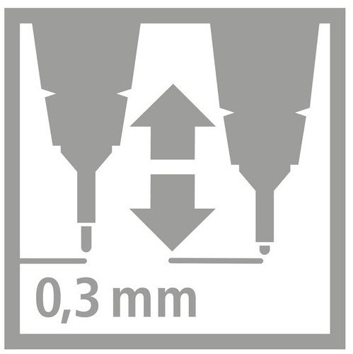 Image du produit STABILO SENSOR F Finliner avec taille-crayon à ressort (Rose, 1 x)