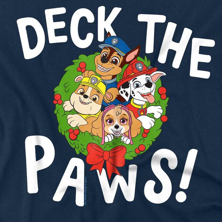 Immagine prodotto Paw Patrol Deck The Paws Maglietta Natale Uomo (XL)
