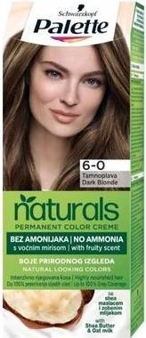 Immagine prodotto Palette Permanente Naturals Colour Creme Tintura per capelli con Miele e Olio di Argan 500 (6-0) Scuro B (6-0)