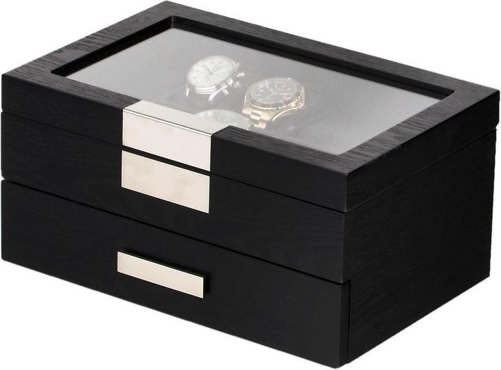 Actual product image Rothenschild Watch box RS-2350-20BL for 20 watches black