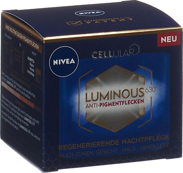 Image du produit NIVEA Crème de nuit Cellulaire Luminous630 anti-taches de pigmentation (50 ml, Crème 24h)