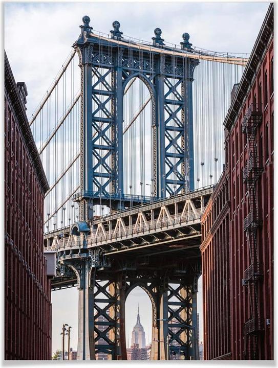 Actual product image Trenddeko Brooklyn Bridge (80 x 100 cm)