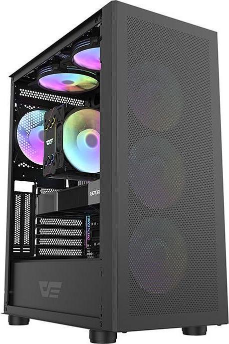 Actual product image Darkflash Tech DLC29 Mesh Computer Case (black) (ATX, ITX)