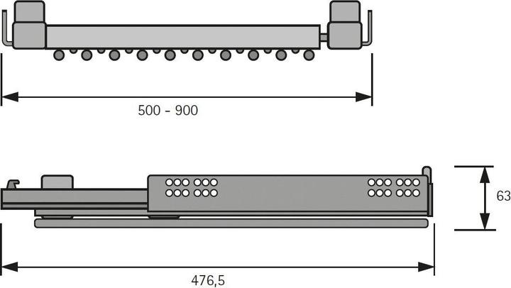 Produktbild Hettich Ausziehbarer Hosenhalter Amari