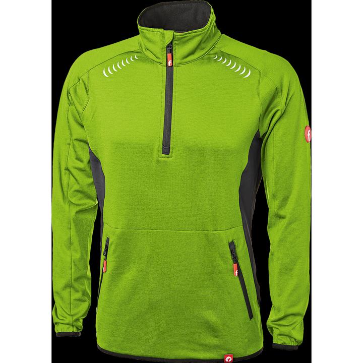 Produktbild Magni Tech-Fleecepullover lime/schwarz meliert Gr. L Fortis Elements (L)