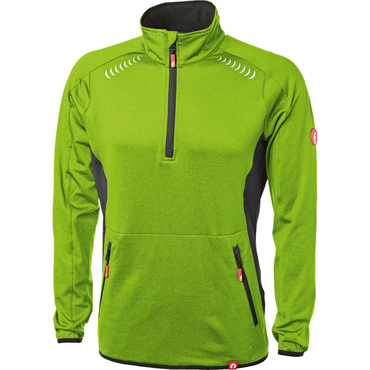 Actual product image Magni Tech fleece jumper lime/black mottled size L Fortis Elements (L)